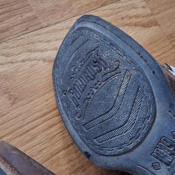 Gold Rush Western Pony Hair Boots 8.5 - Picture 12 of 13